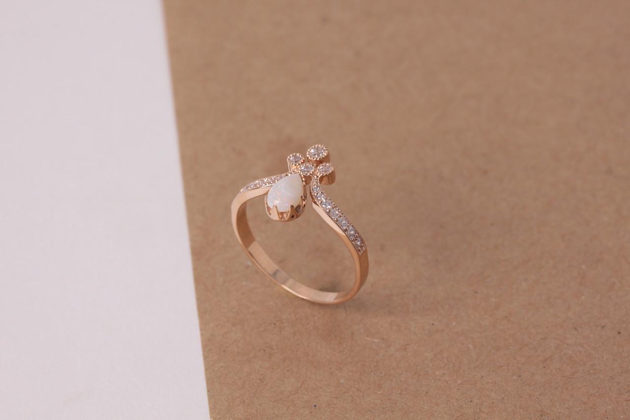 Кільце з червоного золота з опалом (2249306218)