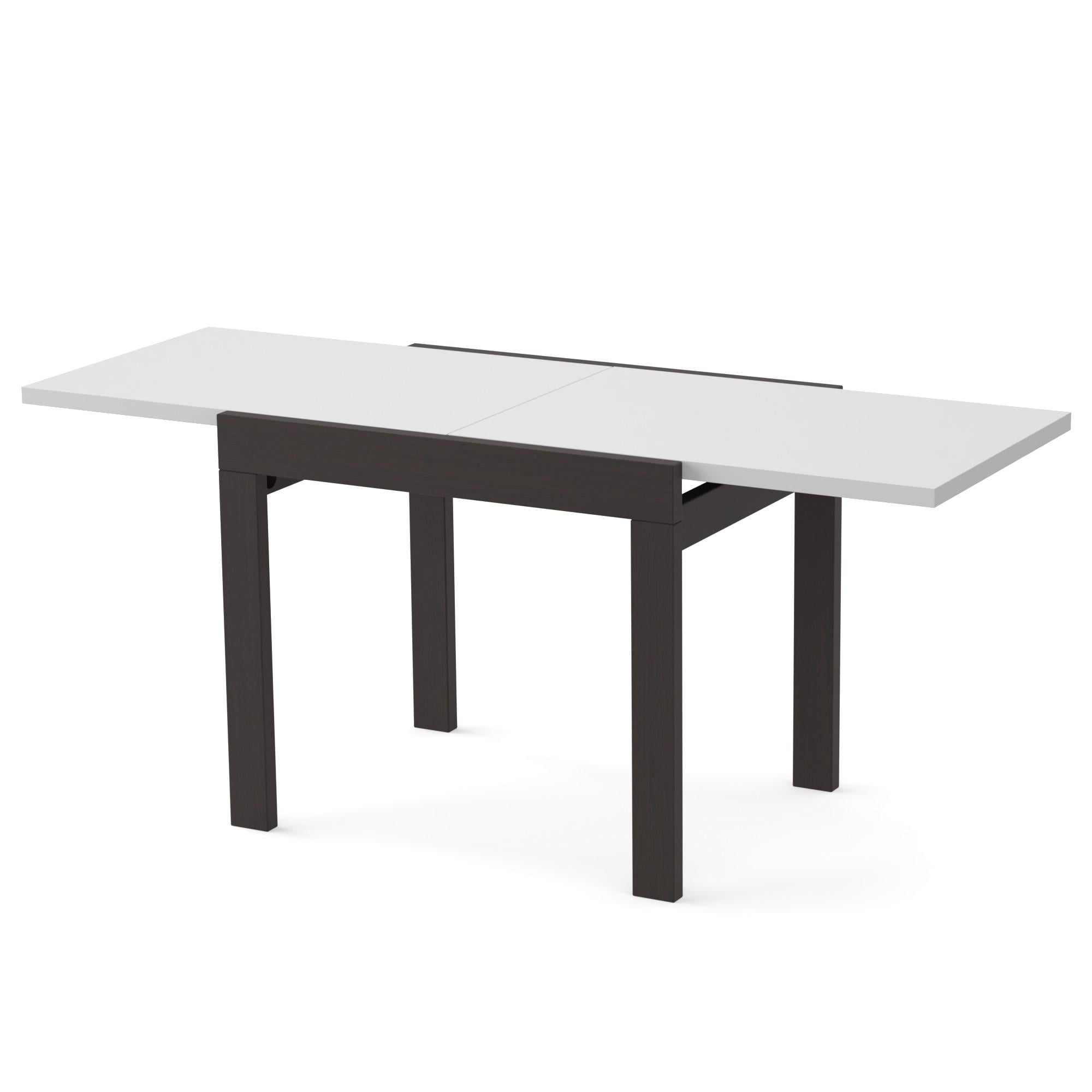 Стіл обідній розсувний Неман КОРС Білий/Венге (2824826)