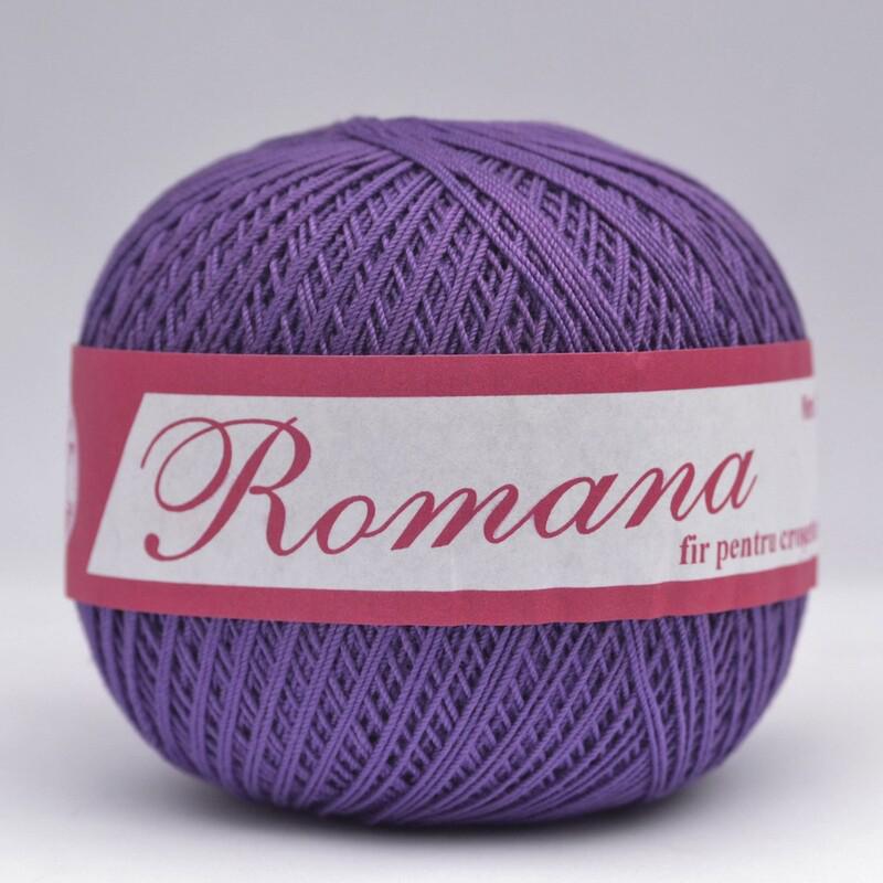 Пряжа хлопковая Romanofir Romana 1226 Фиолет (6955) Пряжа хлопковая Romanofir Romana 1226 Фиолет (6955)
