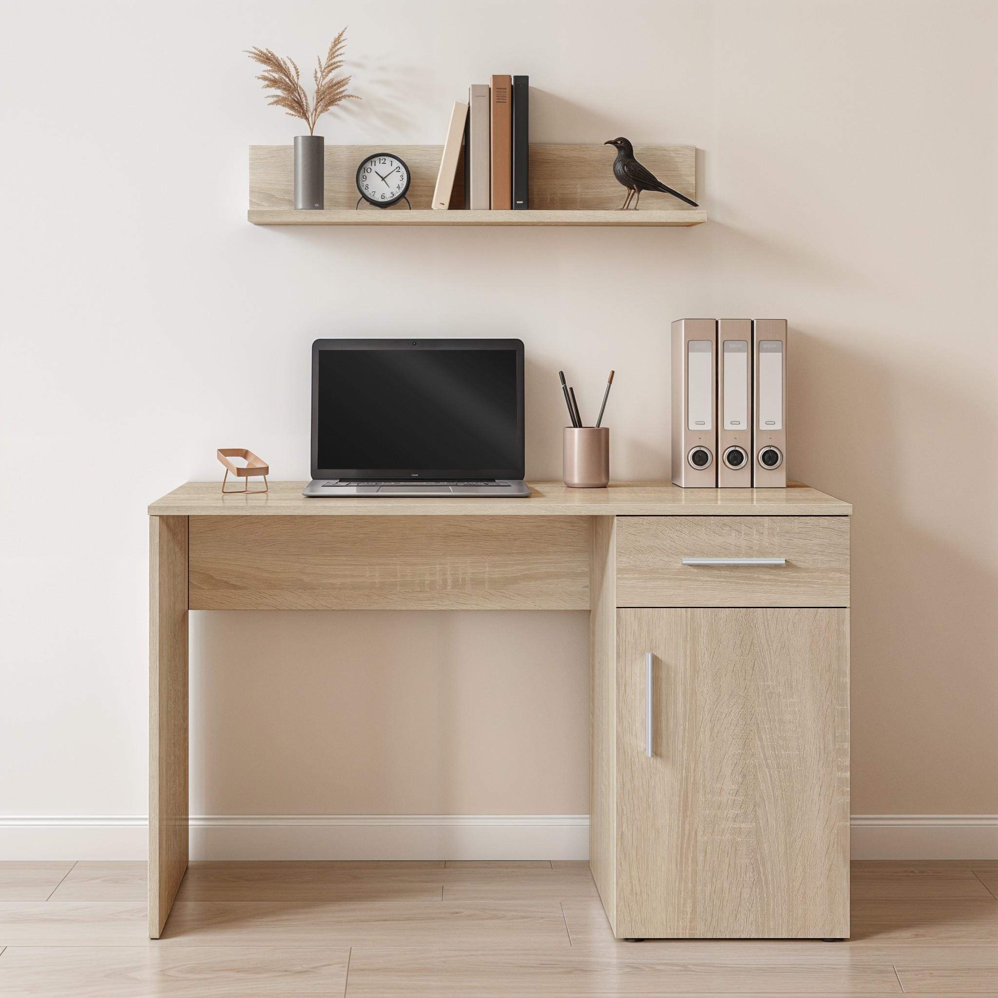 Письмовий стіл FST-3 1200х500х760 мм Дуб Сонома - фото 1 Письмовий стіл FST-3 1200х500х760 мм Дуб Сонома - фото 1