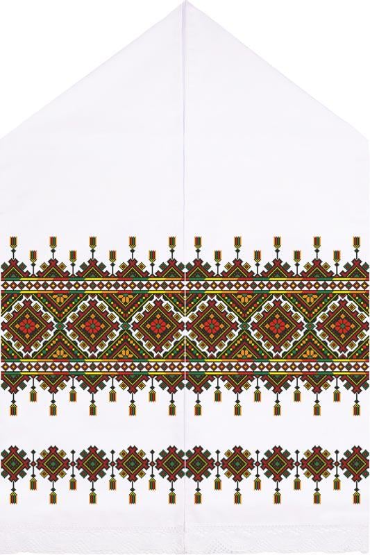 Схема Свадебный рушник для вышивки бисером и нитями на атласной ткани (ТР467ан5099) Схема Свадебный рушник для вышивки бисером и нитями на атласной ткани (ТР467ан5099)