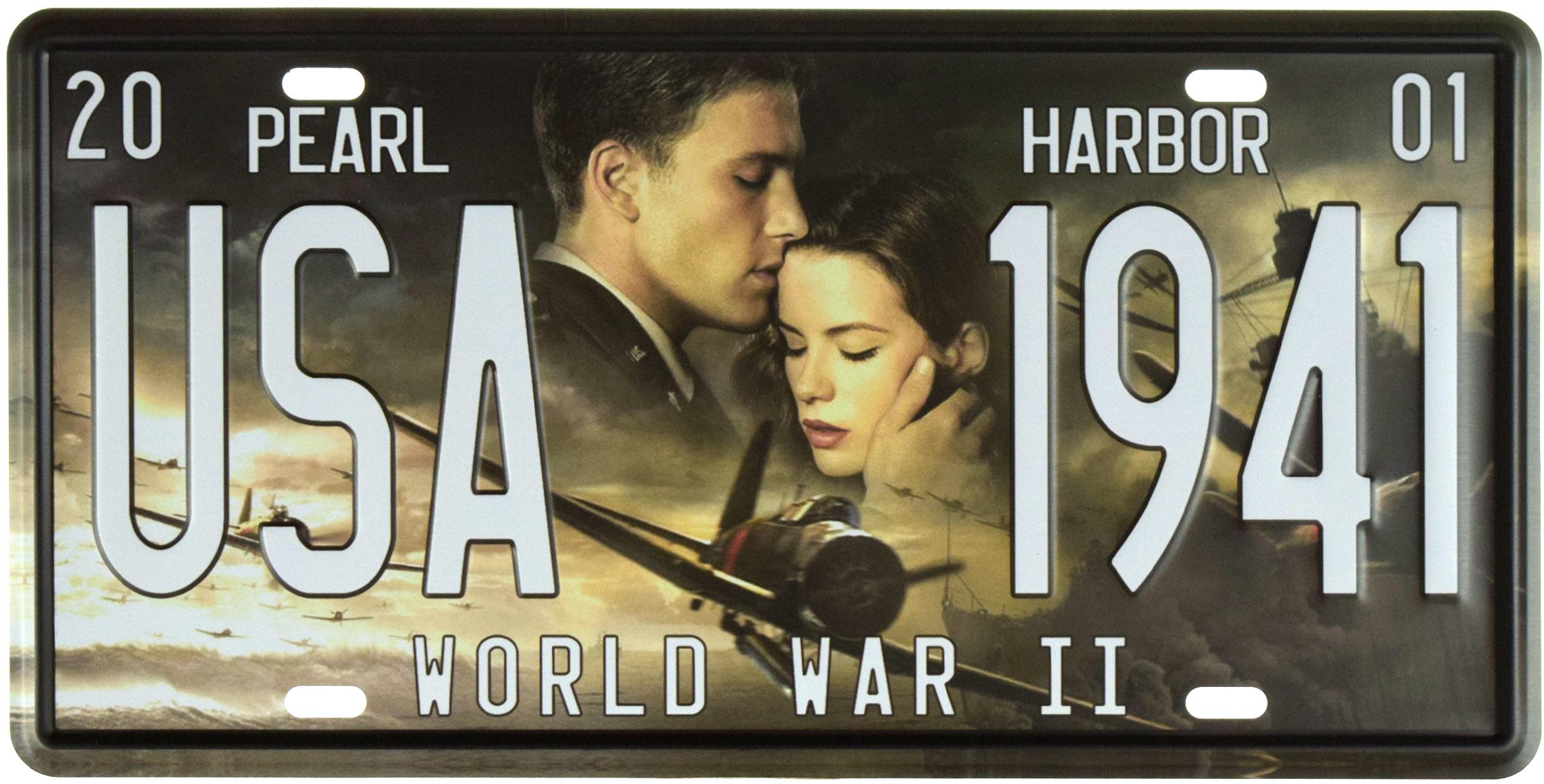 Табличка металлическая Перл Харбор USA 1941 15x30 см - фото 1 Табличка металлическая Перл Харбор USA 1941 15x30 см - фото 1