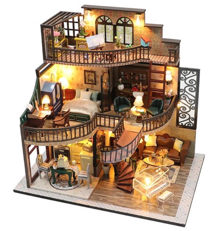 Конструктор мініатюрний DIY House Будинок з антикваріатом румбокс 25x17x24 см (2104618652) Конструктор мініатюрний DIY House Будинок з антикваріатом румбокс 25x17x24 см (2104618652)