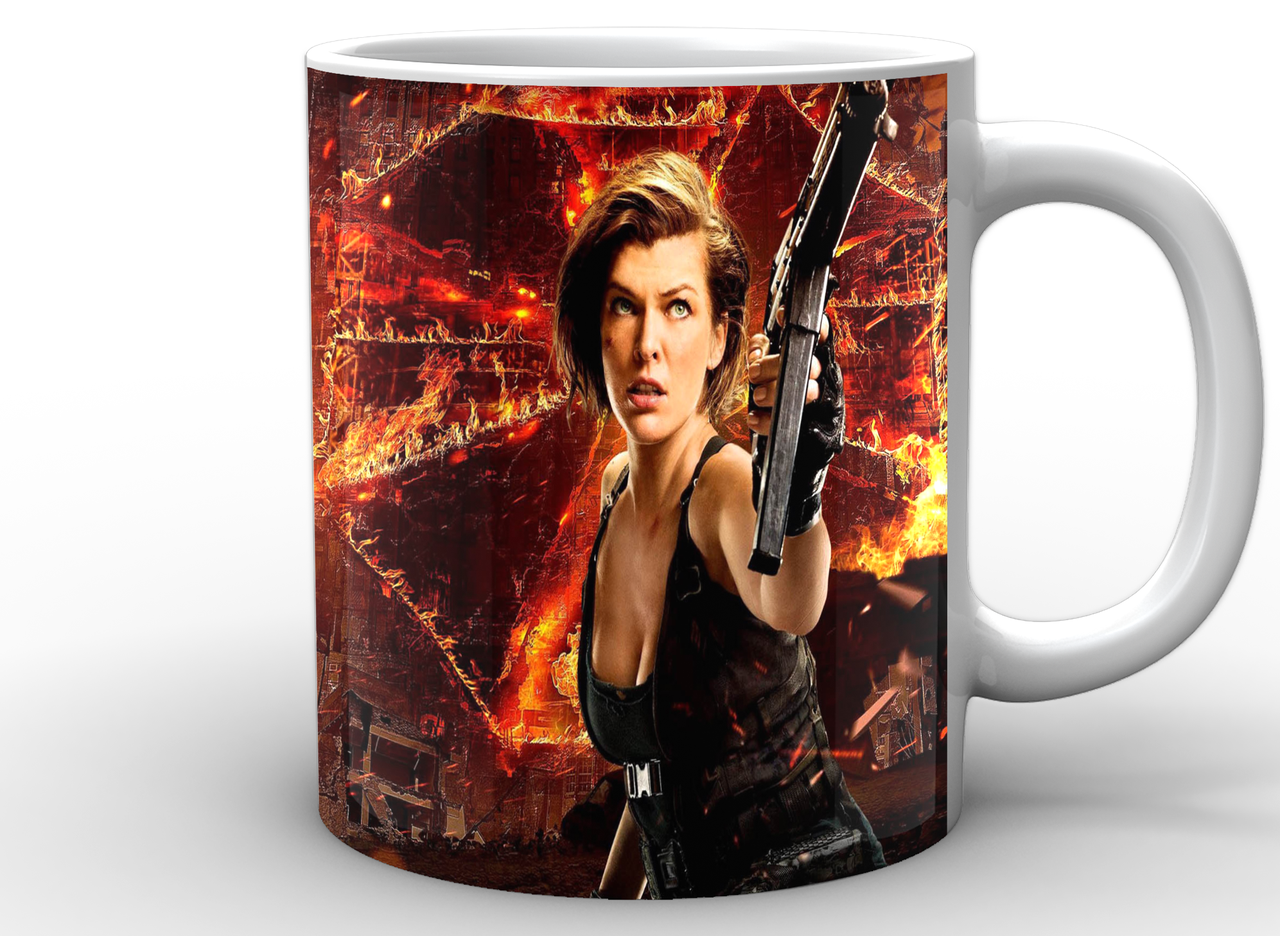 Чашка Gee! Resident Evil Обитель зла элис и альберт RE.02.022 Белый