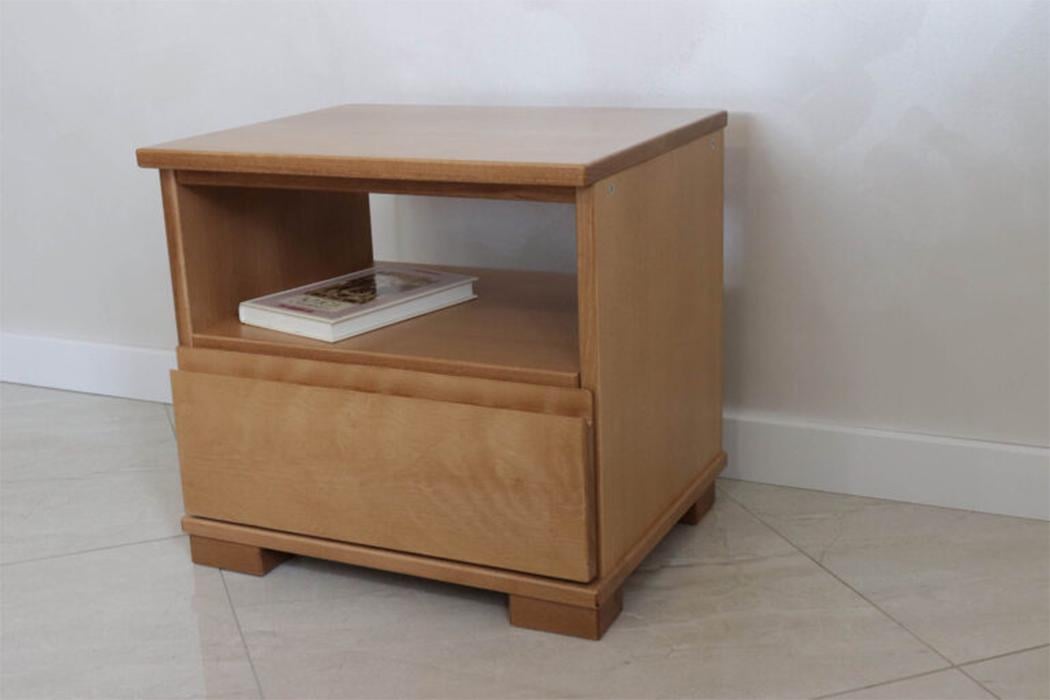 Тумба приліжкова Бостон Дрімка натуральне дерево Бук