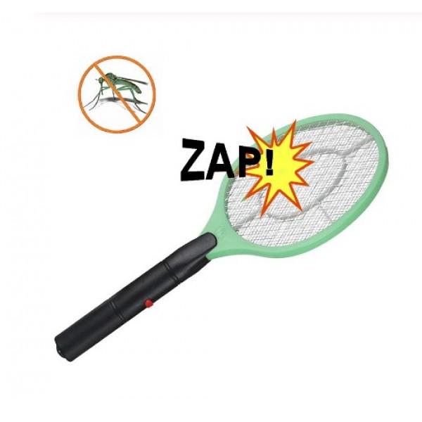 Електромухобійка Rechargeable Mosquito-hitting Swatter на акумуляторі Зелений (8701/2) - фото 2