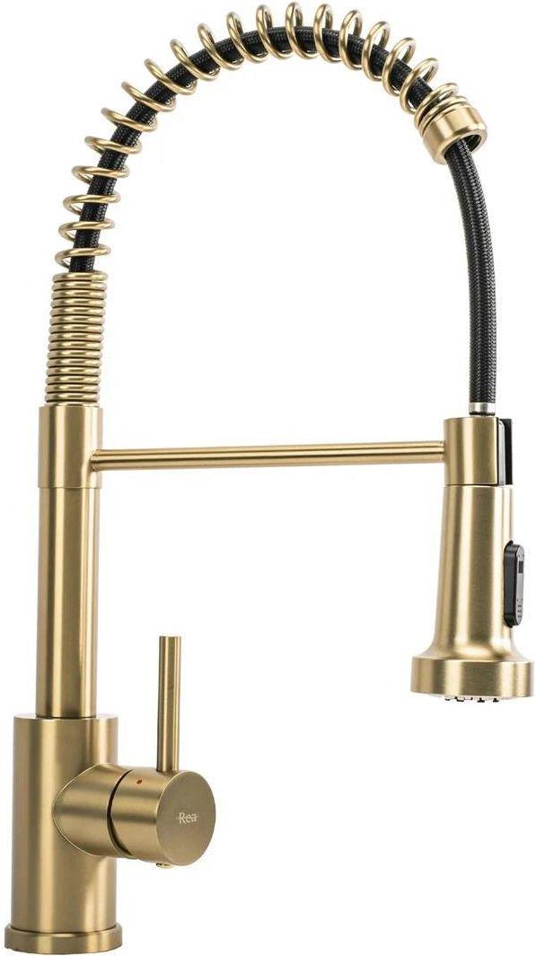 Змішувач для умивальника Rea Colin Золотистий (REAB4821)