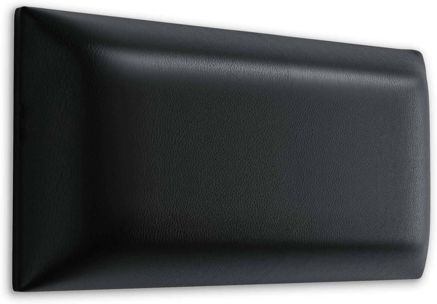 Стеновая панель декоративная Muralo экокожа 20x50x4 см Черный (0237amz)