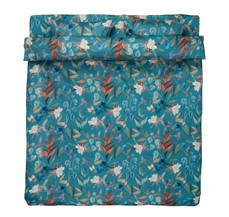 Комплект постельного белья из сатина 200х220 Синий (b9ff7edf)