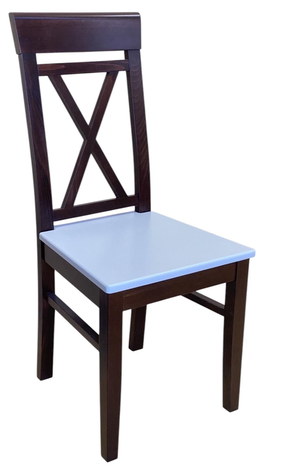 Стул обеденный Скиф ЖУР-18 деревянный Орех/Серый (25738330)