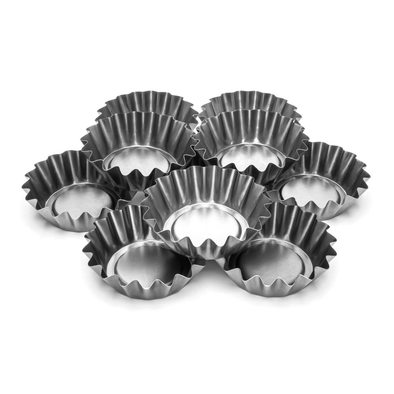 Формы для выпечки Ø 12x8x4 см 10 шт. (88009) Формы для выпечки Ø 12x8x4 см 10 шт. (88009)