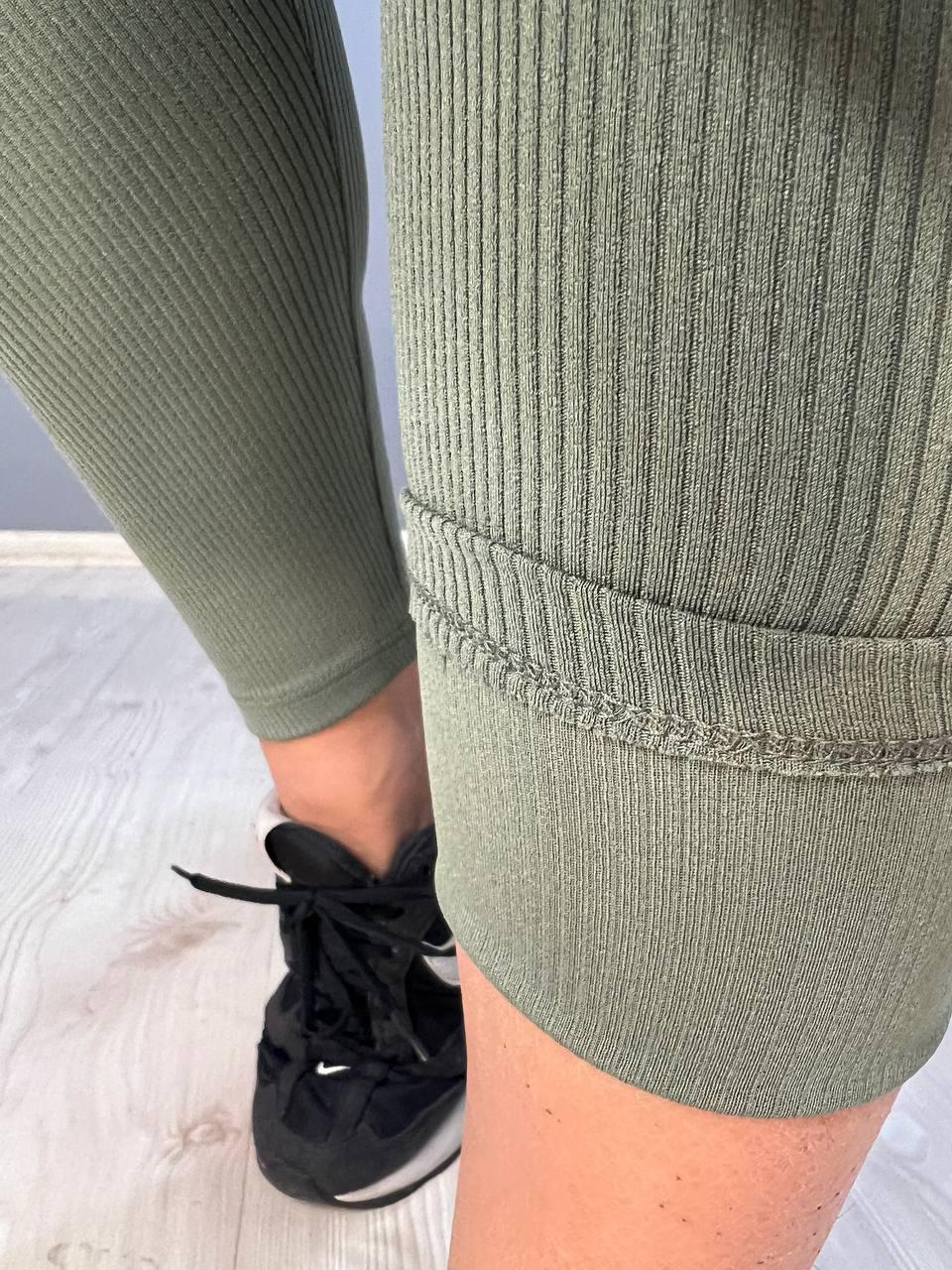 Лосины женские LADY HUREM 2247 рубчик широкий утягивающий пояс S Хаки (1534) - фото 9 Лосины женские LADY HUREM 2247 рубчик широкий утягивающий пояс S Хаки (1534) - фото 9