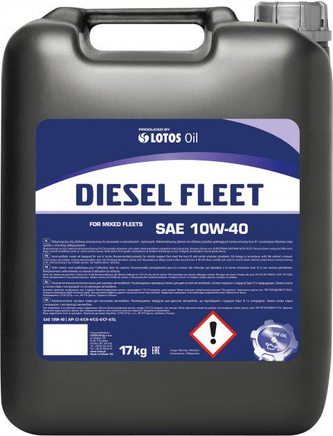 Мастило напівсинтетичне Lotos Diesel Fleet CI-4/SL SAE 10W-40 17 кг 20 л - фото 1