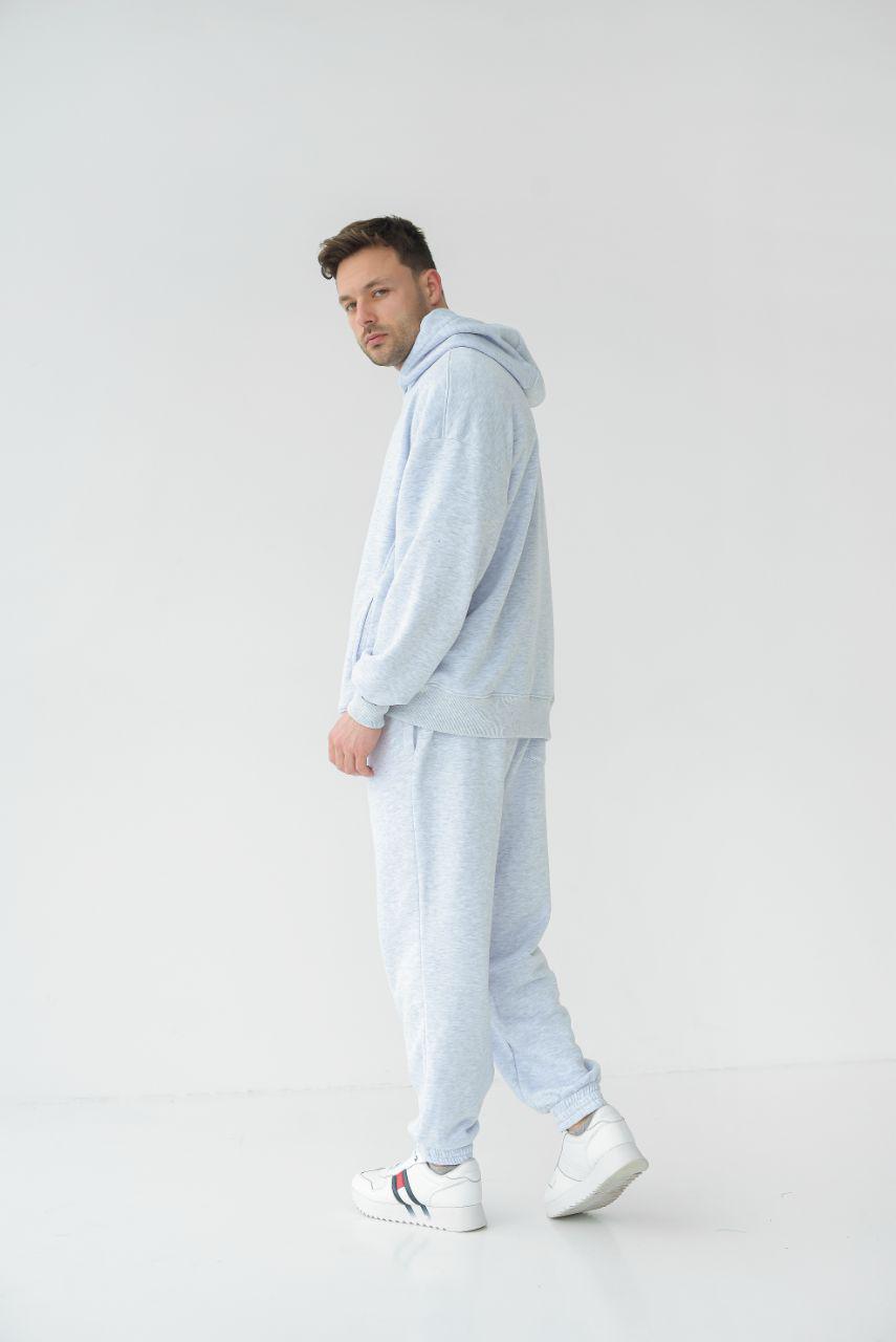 Костюм спортивный Freedom унисекс футер пинье S Серый меланж (14-7717ж) - фото 5 Костюм спортивный Freedom унисекс футер пинье S Серый меланж (14-7717ж) - фото 5