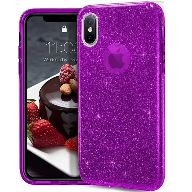 Чехол накладка для мобильного телефона Case for iPhone X Violet