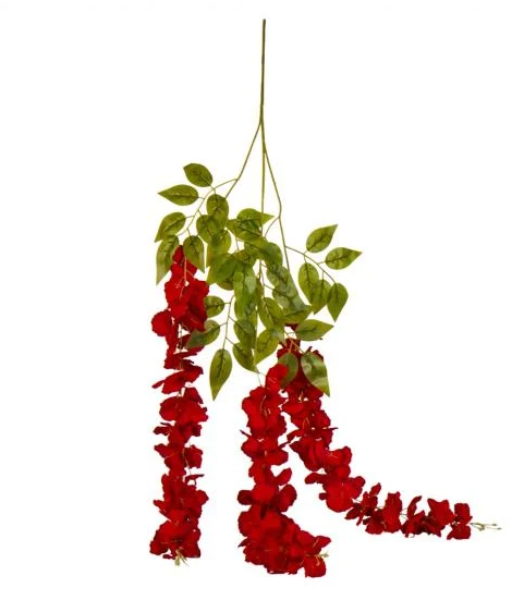 Искусственный цветок Глициния Красный