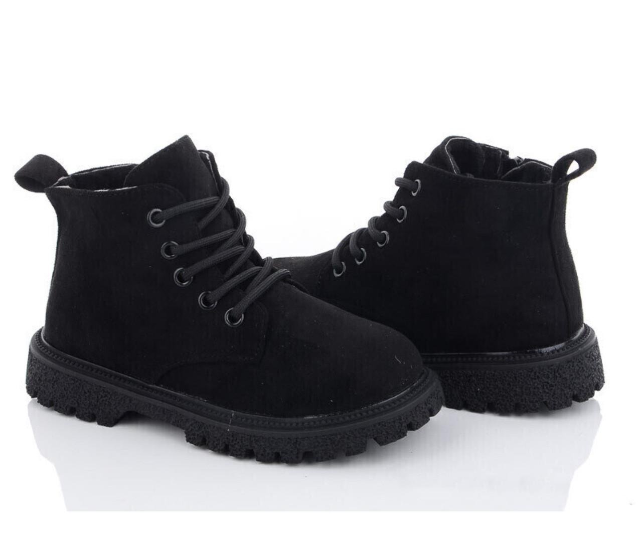 Черевики демісезонні для дівчаток BBT R68215682/34 р. 34 Чорний
