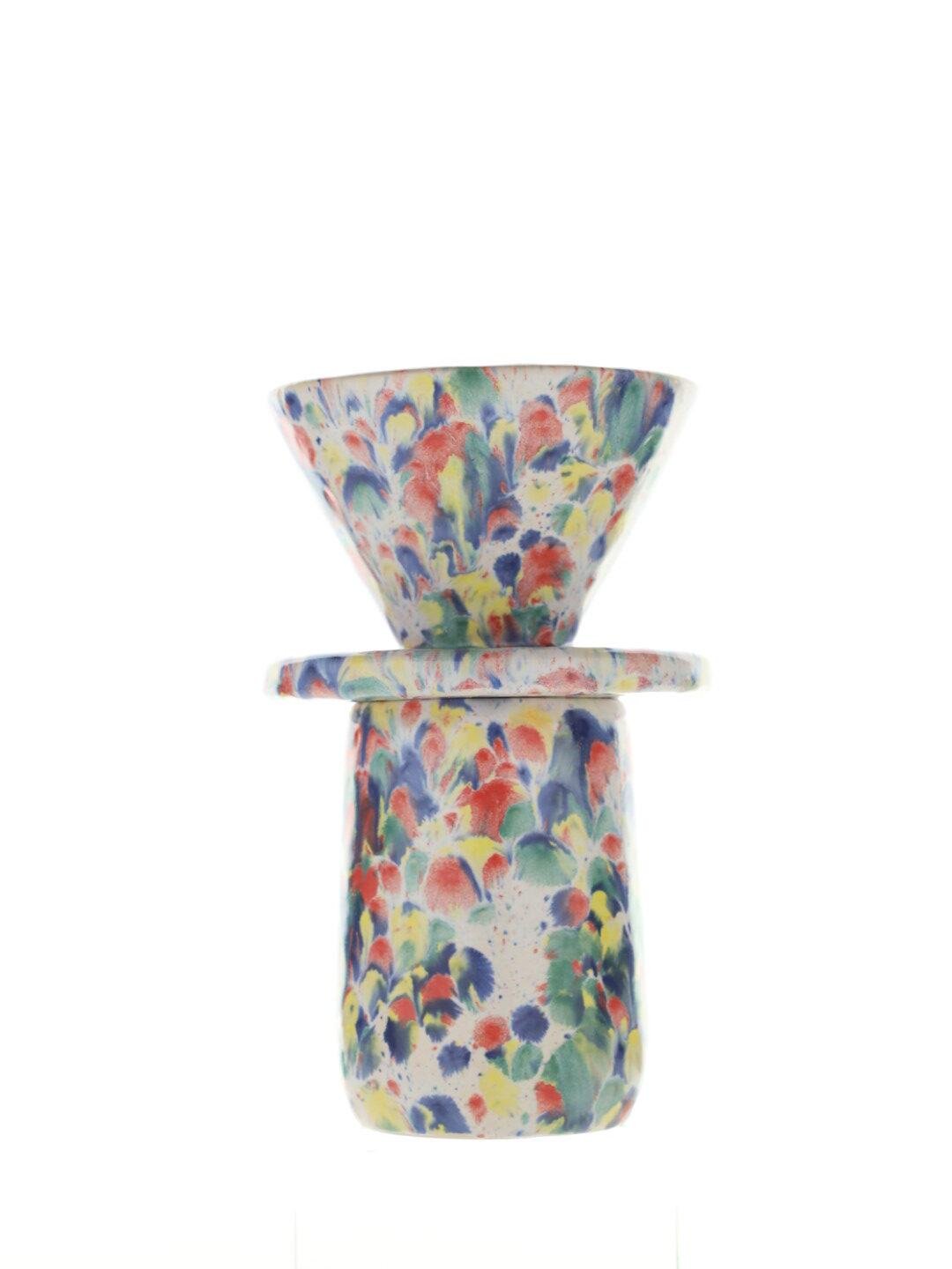 Набор ручной работы кофейный Арлекин пуровер/воронка V60/чашка (POV-002)