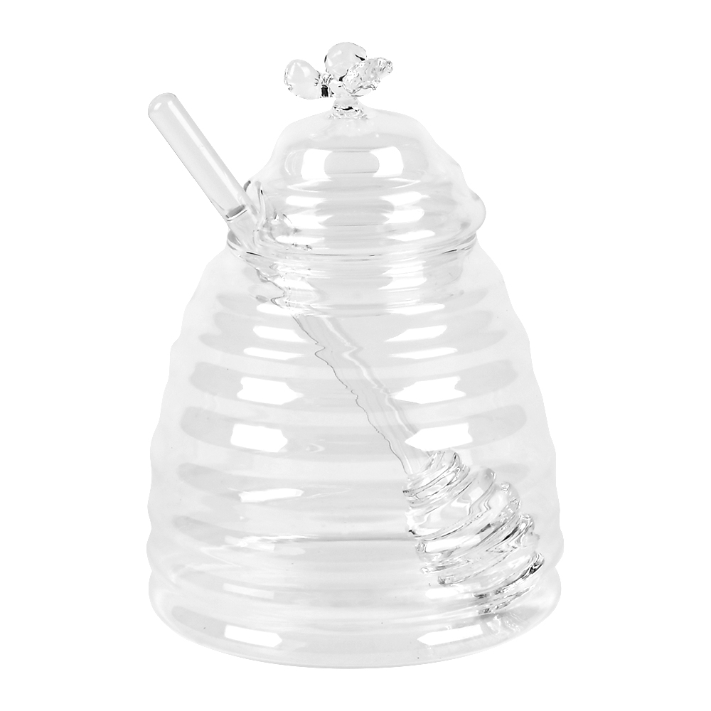 Банка для меда с ложкой Stenson R30171 10х13 см (R30171)