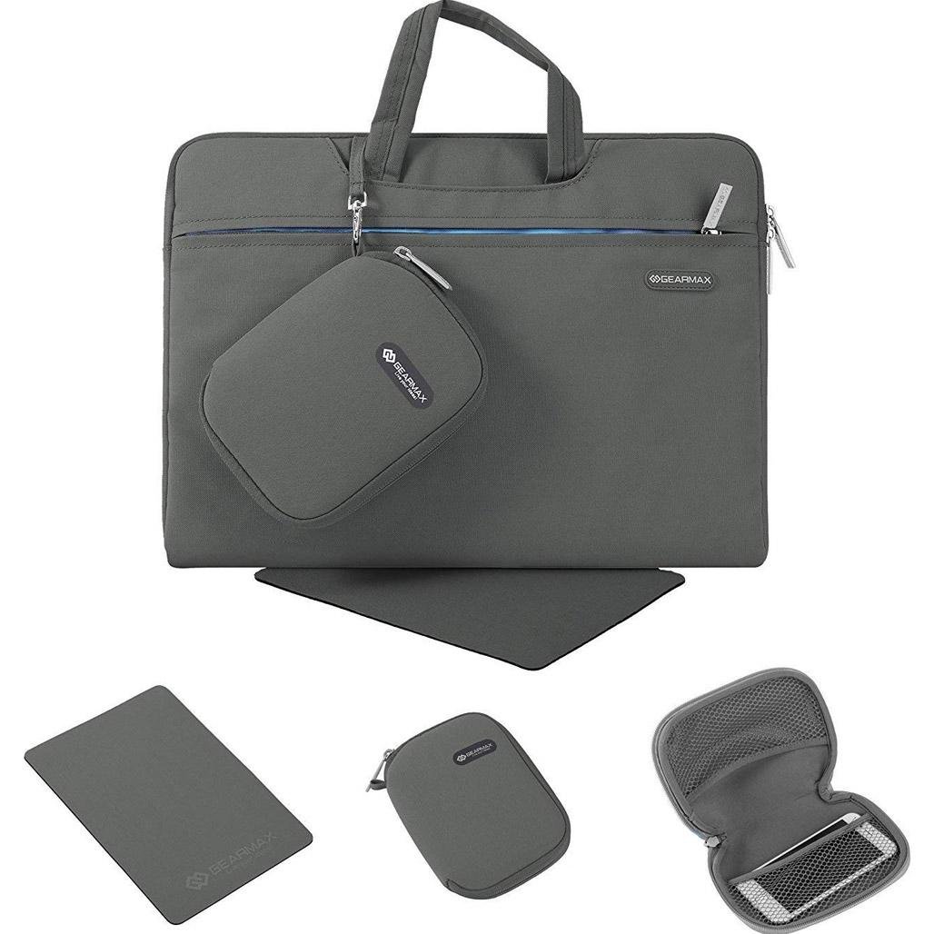 Сумка для ноутбука WiWU Campus Slim Case for MacBook 13" Grey - фото 3