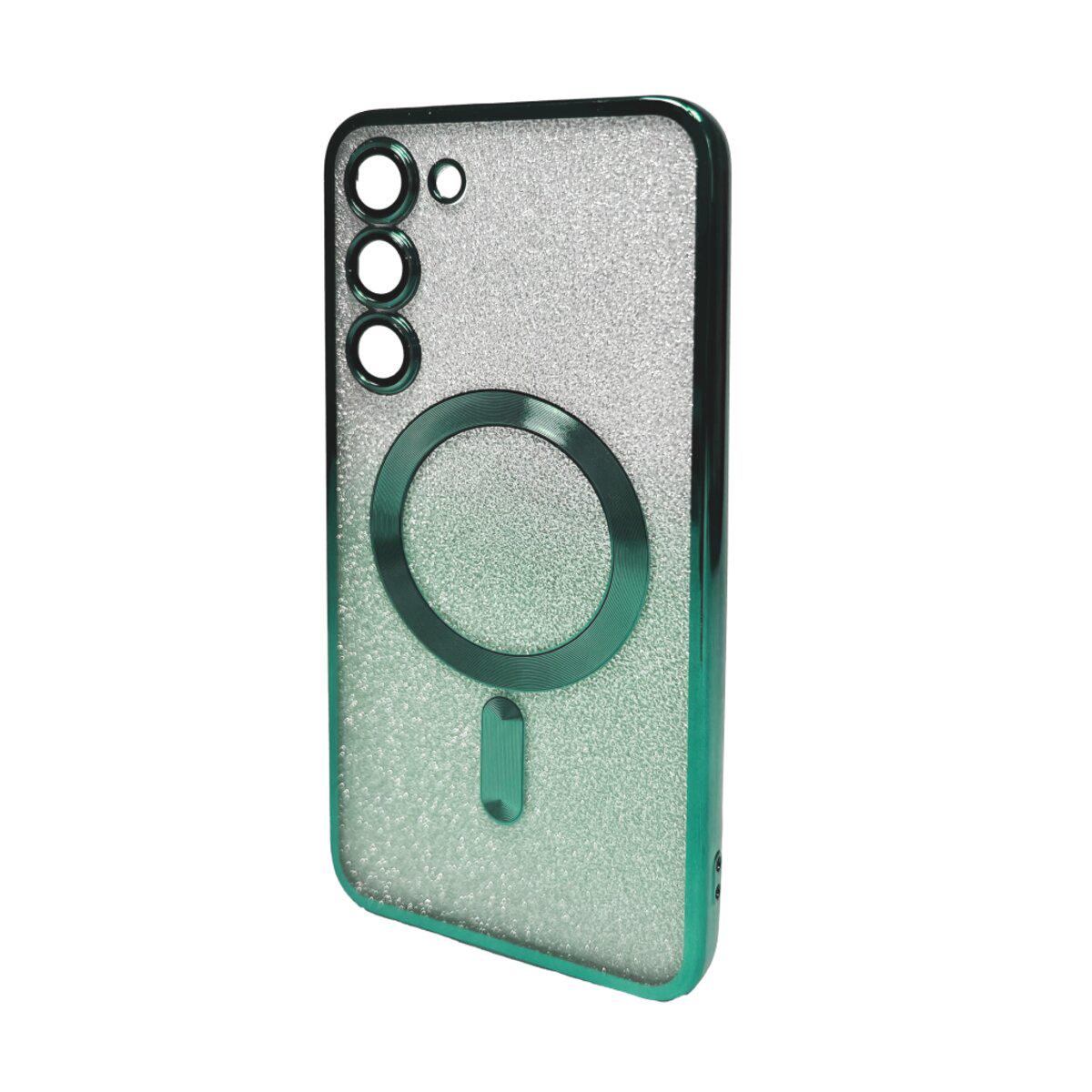 Противоударный чехол для Samsung Galaxy S23 Plus Cosmic CD Shiny Magnetic / Green