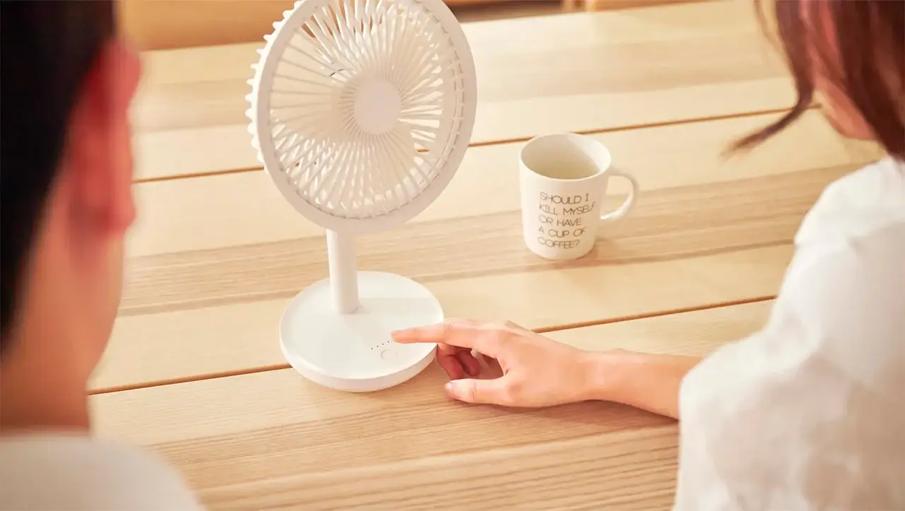 Вентилятор портативный Solove Stand Fan F5 White - фото 6