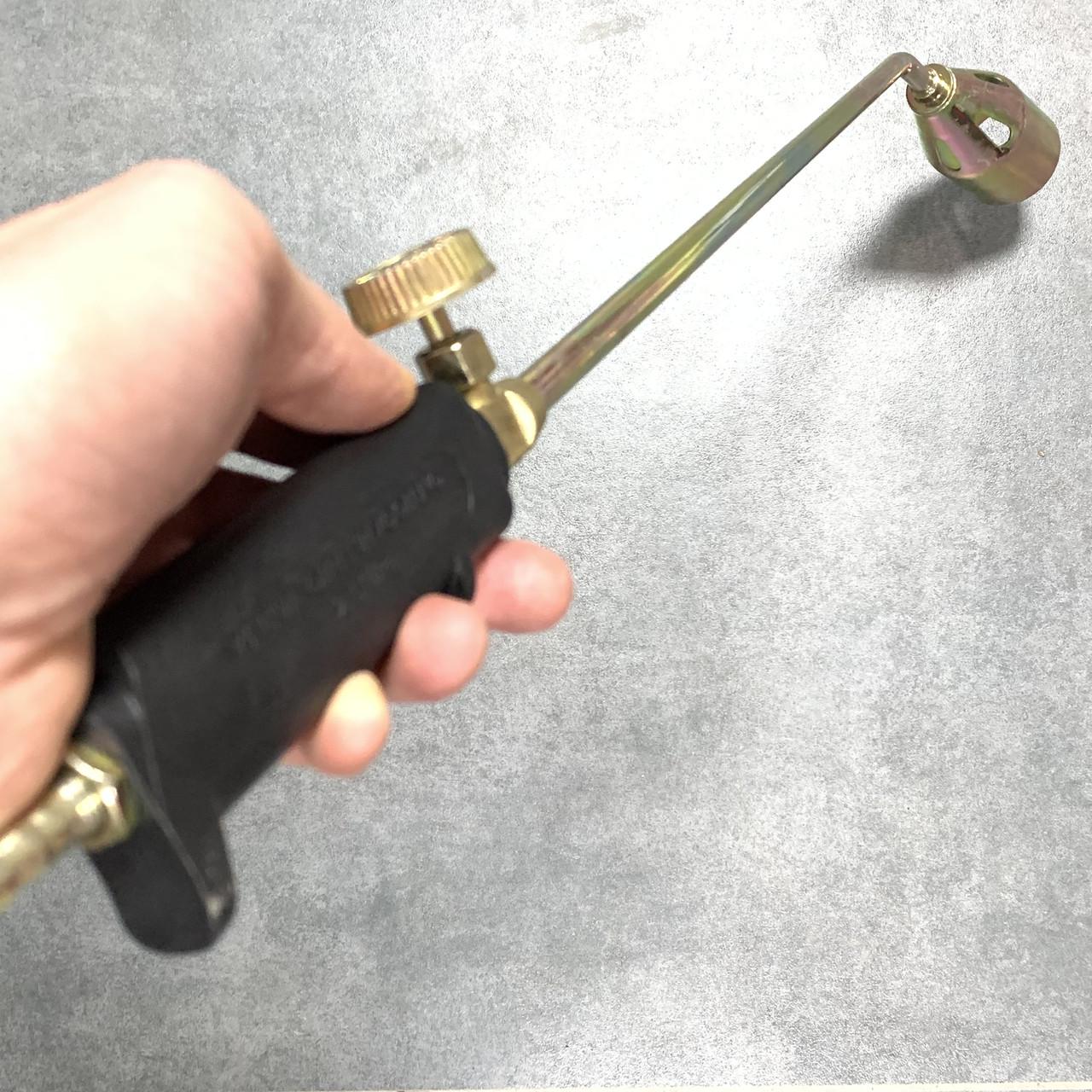 Газовая горелка для смоления с регулятором 700 мм сопло Ø50 мм х 100 мм - фото 2 Газовая горелка для смоления с регулятором 700 мм сопло Ø50 мм х 100 мм - фото 2