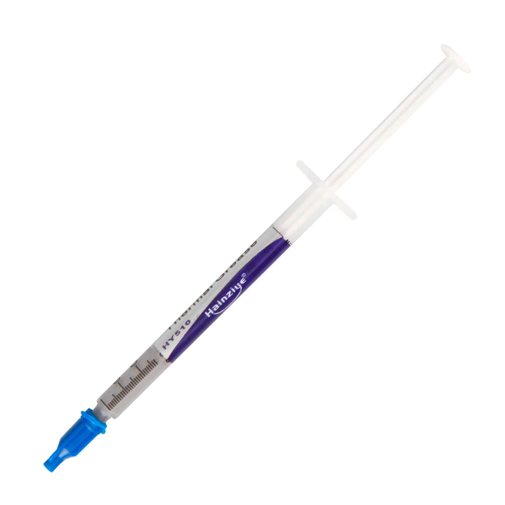 Термопаста паста термопровідна hy-510 шприц 1 г Grey (YUT_V769)