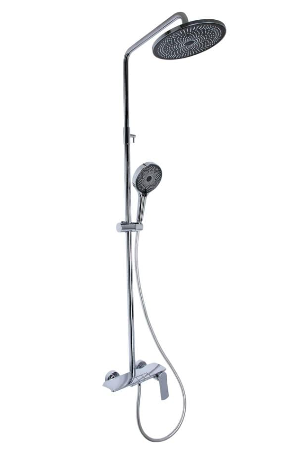Душова система універсальна Qtap Slavonice з виливом Chrome (QTSLA111CRM45904)