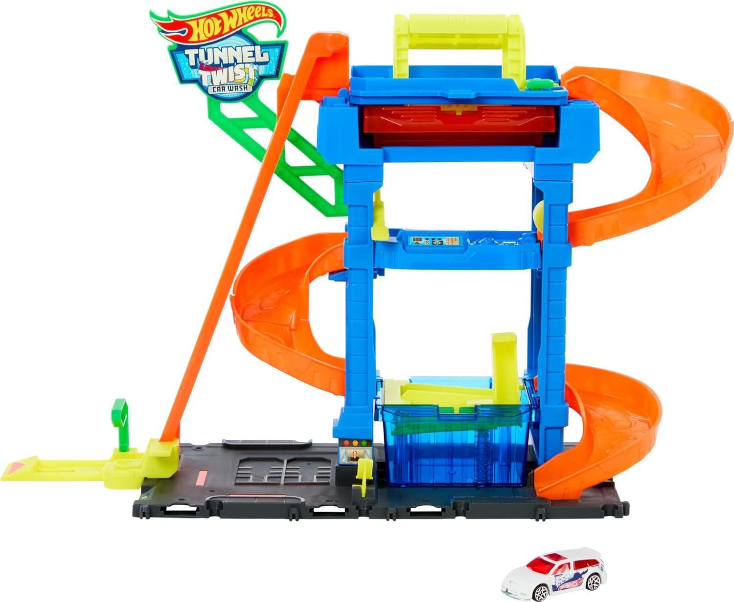 Игровой набор Hot Wheels CITY Tunnel Twist Автомойка (18998991)