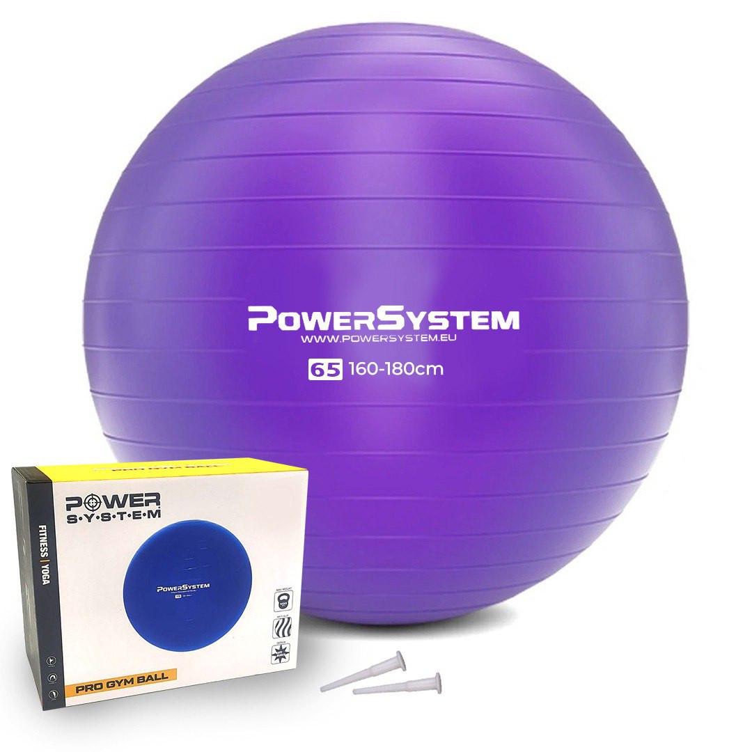 М'яч для фітнесу Power System PS-4012 PRO Gymball Ø 65 см Purple