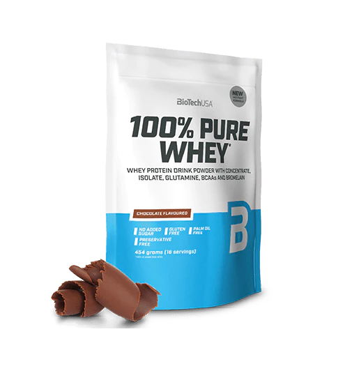 Протеин BioTechUSA 100% Pure Whey 454 g 16 servings Chocolate