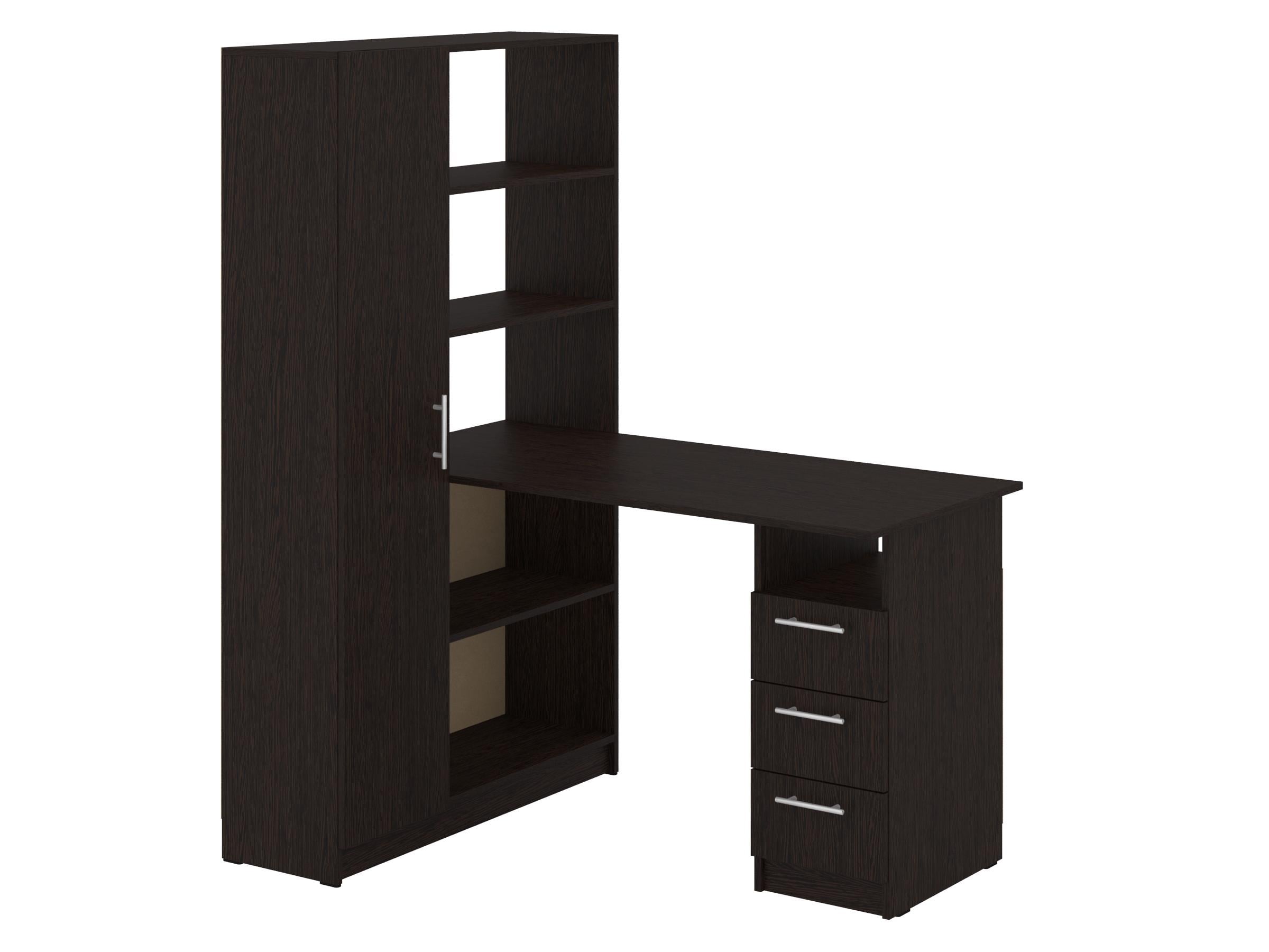 Письменный стол PEHOTIN Спектр 130х94х75/162 см Венге (PN-101601)