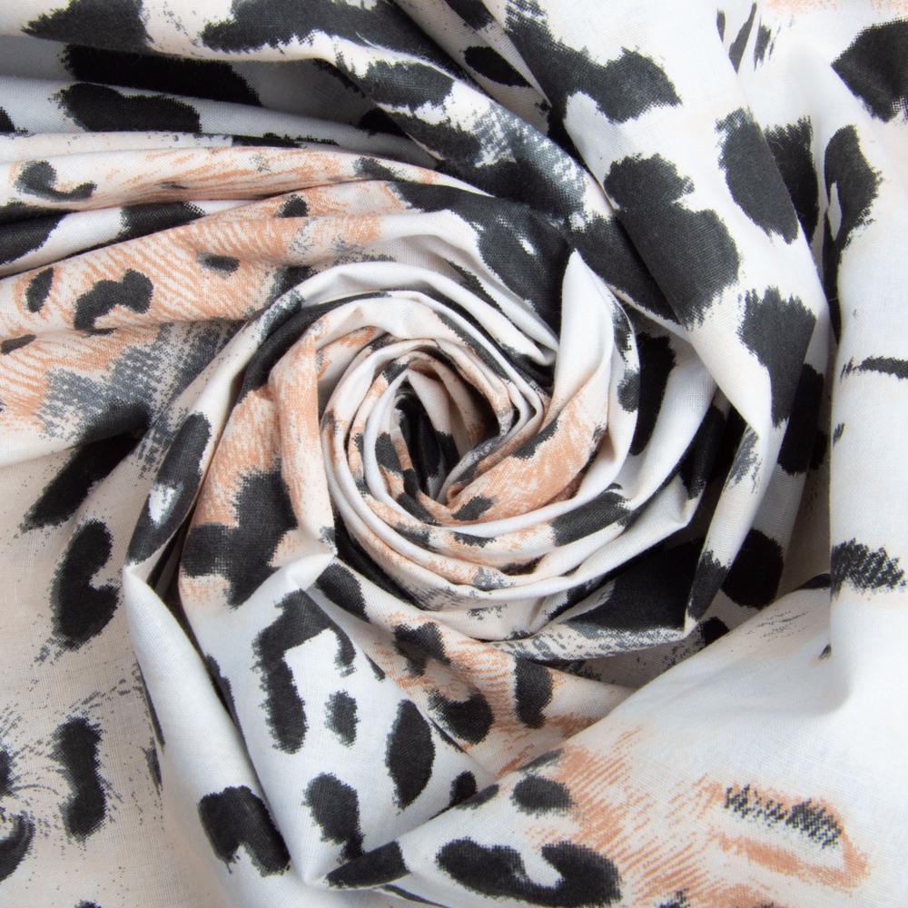 Ткань бязь ранфорс для постельного белья M04230/1 Барс 130 гр/м2 240 см (25949)