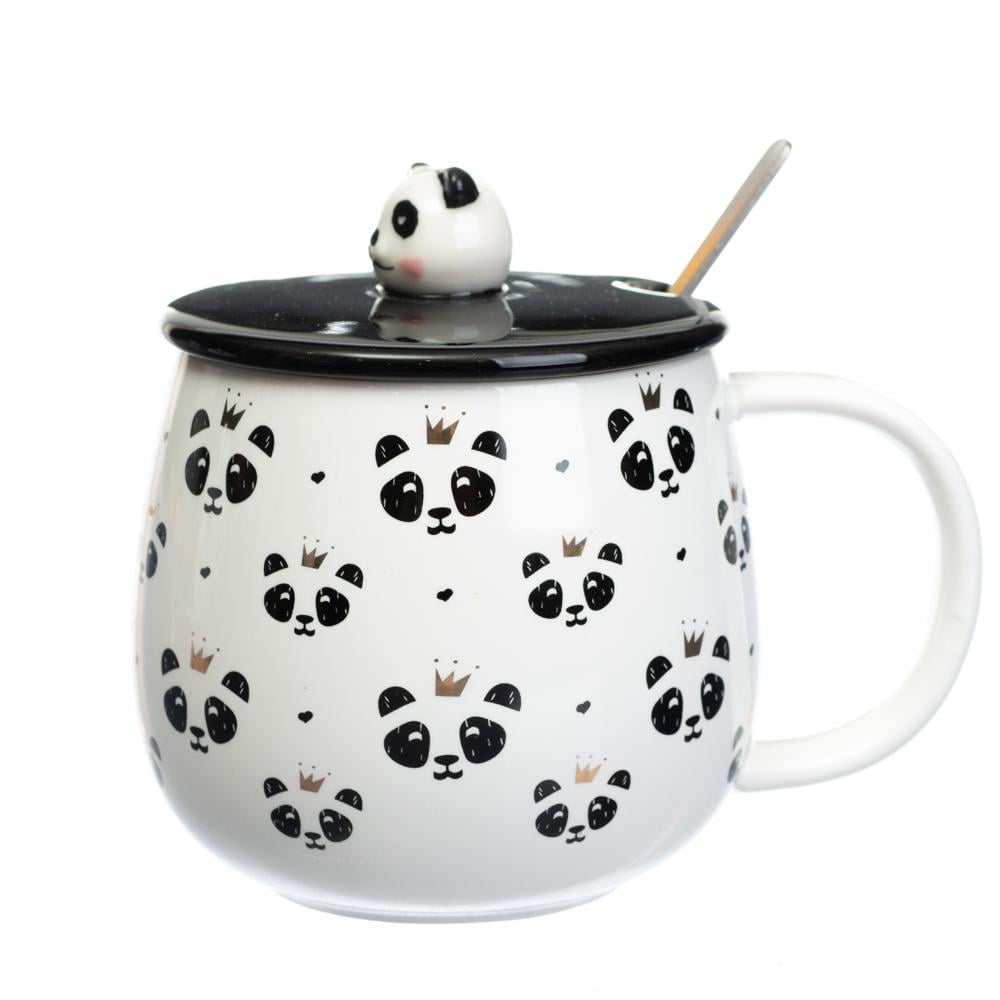 Керамическая чашка Elisey Panda с короной 450 мл (8805-029)