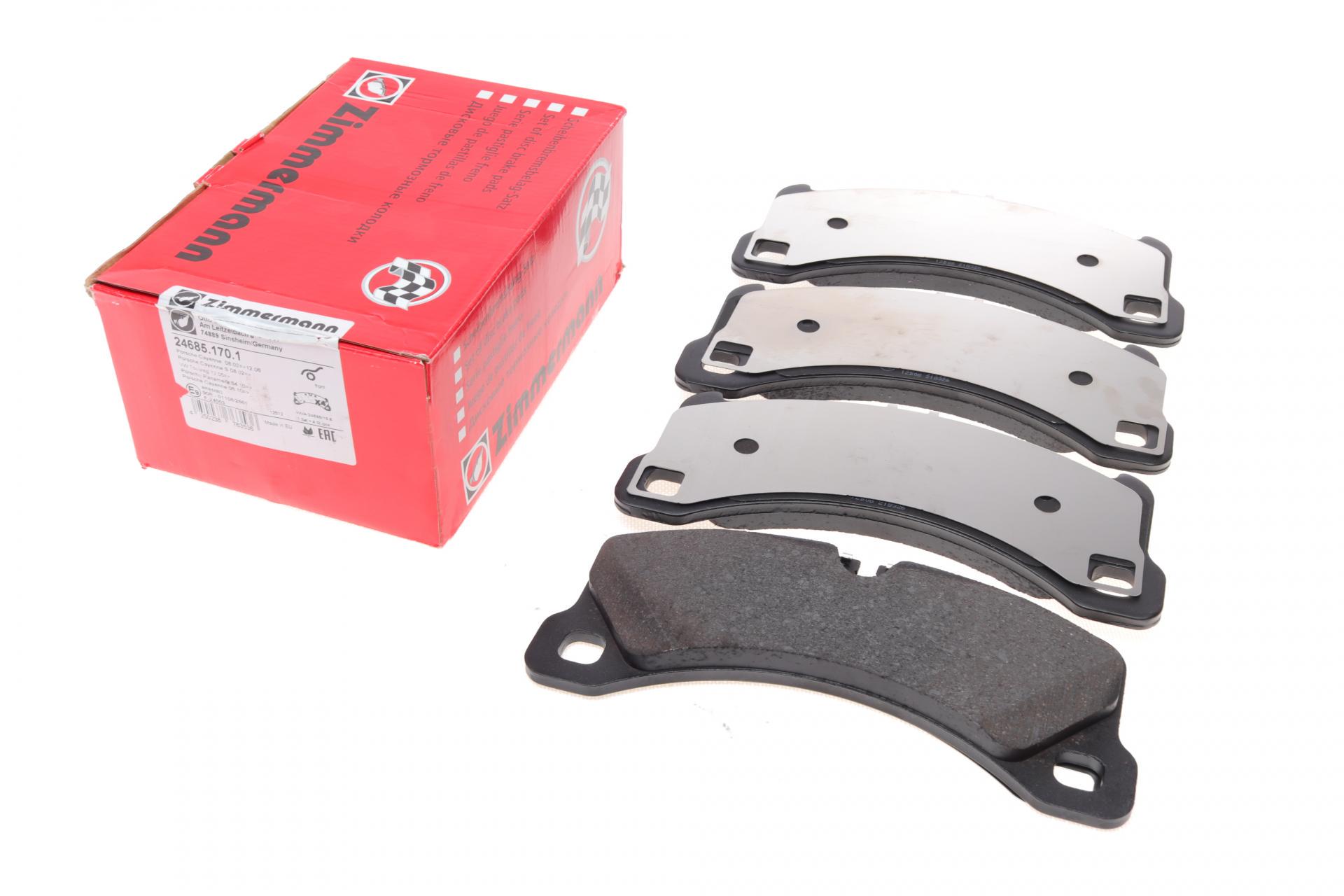 Колодки тормозные передние ZIMMERMANN для Porsche Cayenne 10- Brembo (24685.170.1)