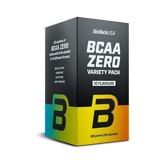 Амінокислота BCAA для спорту BioTechUSA BCAA Zero Variety Pack 180 г 20 порцій 10 flavours