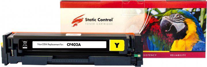Картридж Static Control Parrot сумісний аналог HP CF402A 201A/Canon 045 Yellow (002-01-LF402A)
