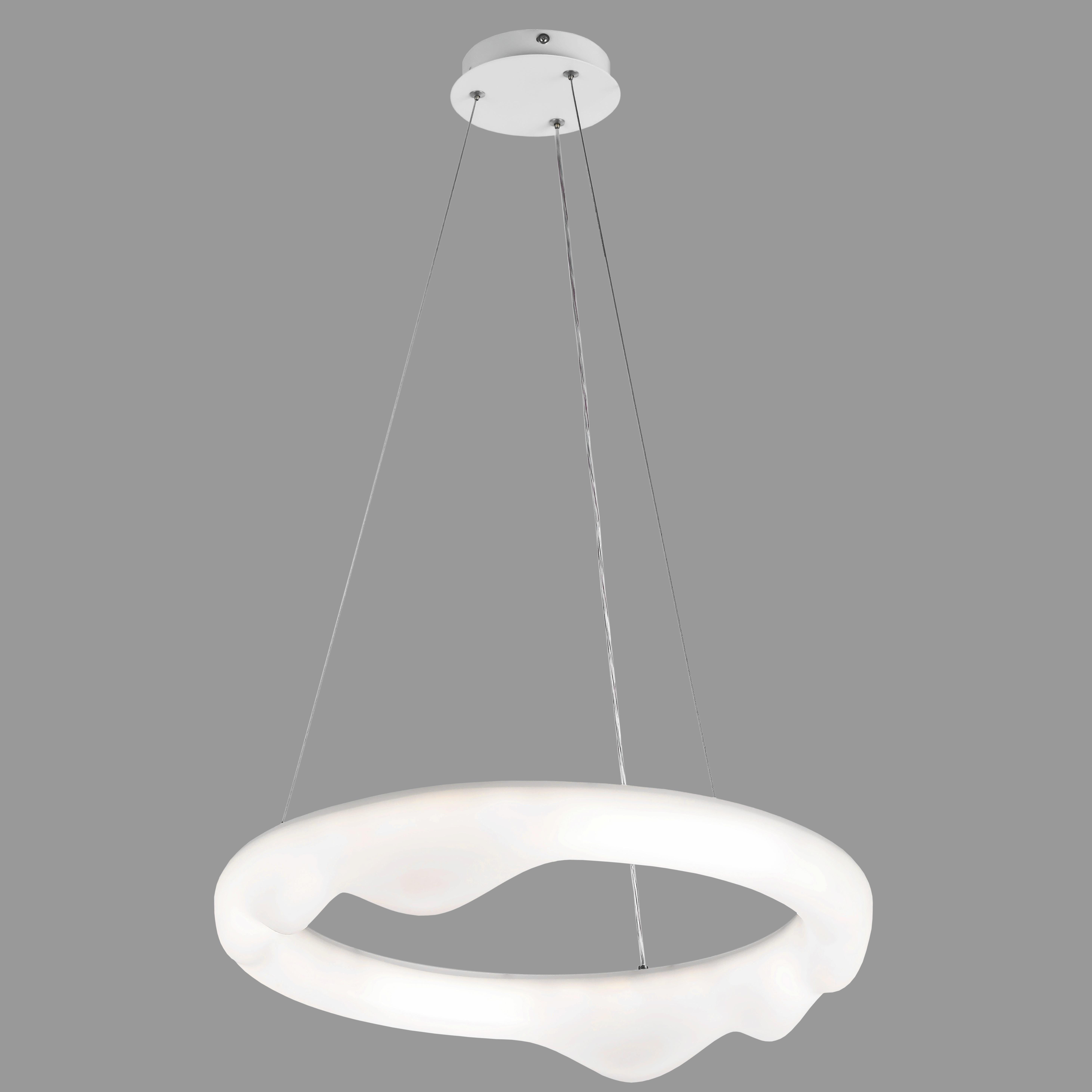 Люстра светодиодная подвесная 64W с пультом и приложением 50 см (97-MD6002 (500))