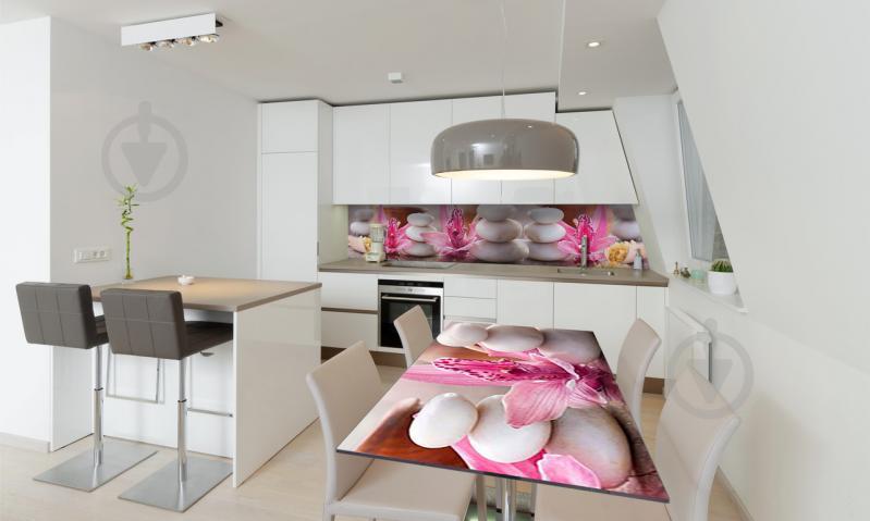 Наклейка виниловая на стол Zatarga «Круглые Камни» 650х1200 мм Z180507/1st