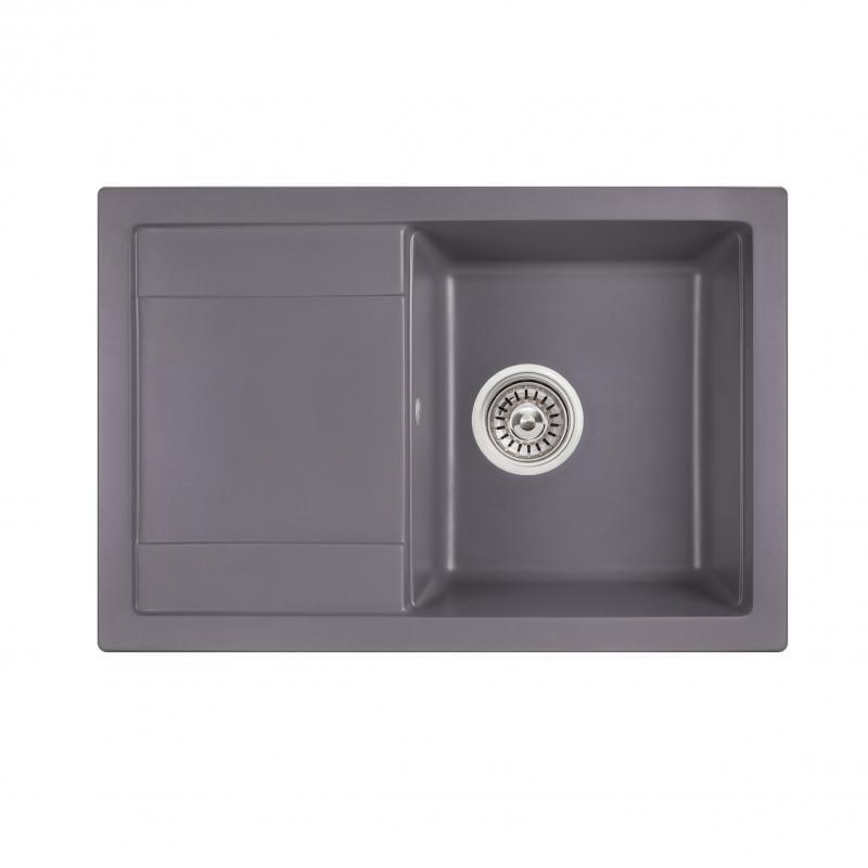 Кухонная мойка Q-tap CS 7449 Grey (QT7449GRE471) Кухонная мойка Q-tap CS 7449 Grey (QT7449GRE471)