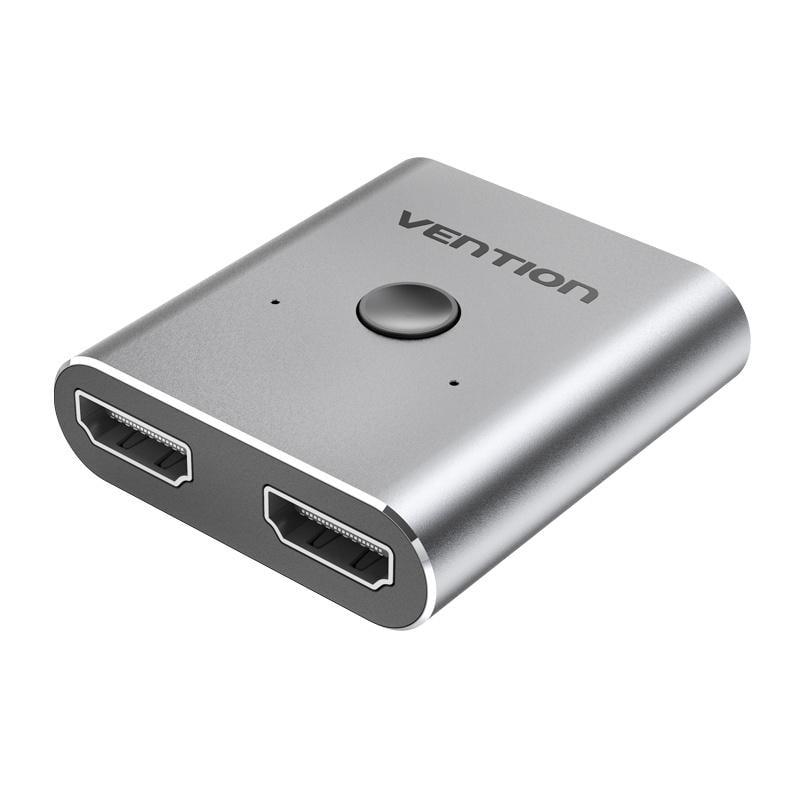 Переключатель двухнаправленный HDMI Vention 4K/60 Гц Серый (AFUH0) Переключатель двухнаправленный HDMI Vention 4K/60 Гц Серый (AFUH0)