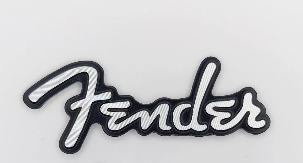 Эмблема Fender на сетку динамика 5,2х2 см. (1693740180)