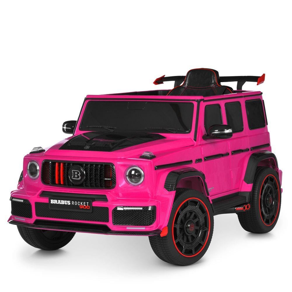 Детский электромобиль джип Mercedes Brabus G 900 Rocket Bambi M 6257EBLR-8 Розовый (1876941972)
