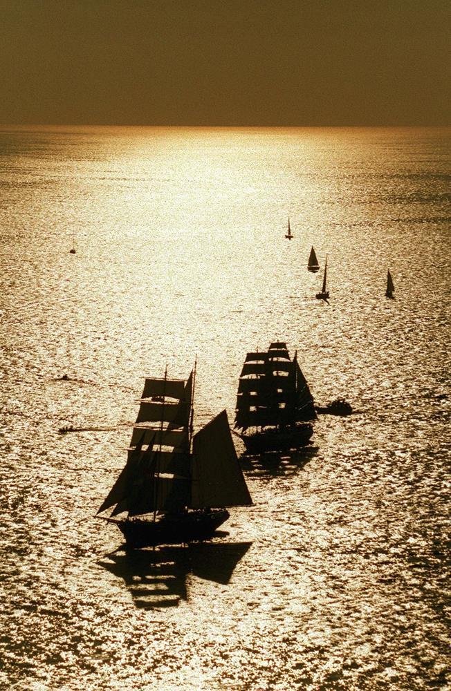 Картина на холсте Корабль 85х55 см (L123)