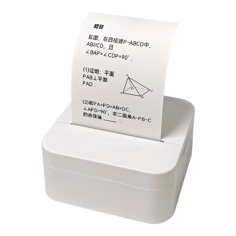 Термопринтер портативный XIAMEN AMOYDECOR INDUSTRIAL Luck Jingle А6 83х83х42 мм Белый - фото 3