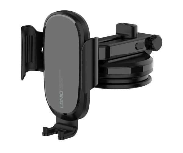 Держатель для телефона в машину LDNIO MW21-1 Wireless charger 15W Black - фото 4