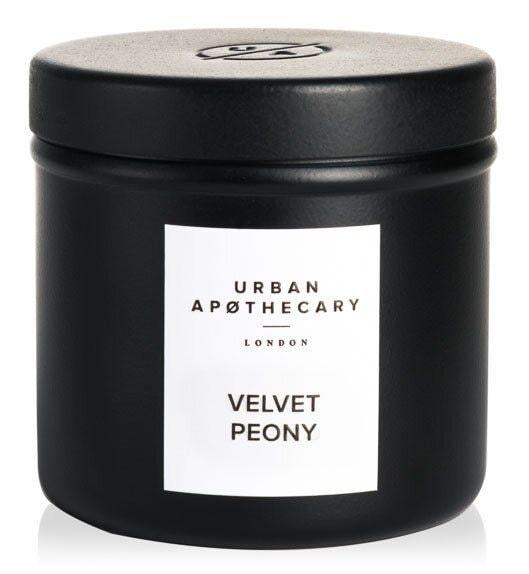 Свеча ароматическая Travel Urban apothecary Velvet Peony с древесно-цветочным ароматом 175 г (1790853202)