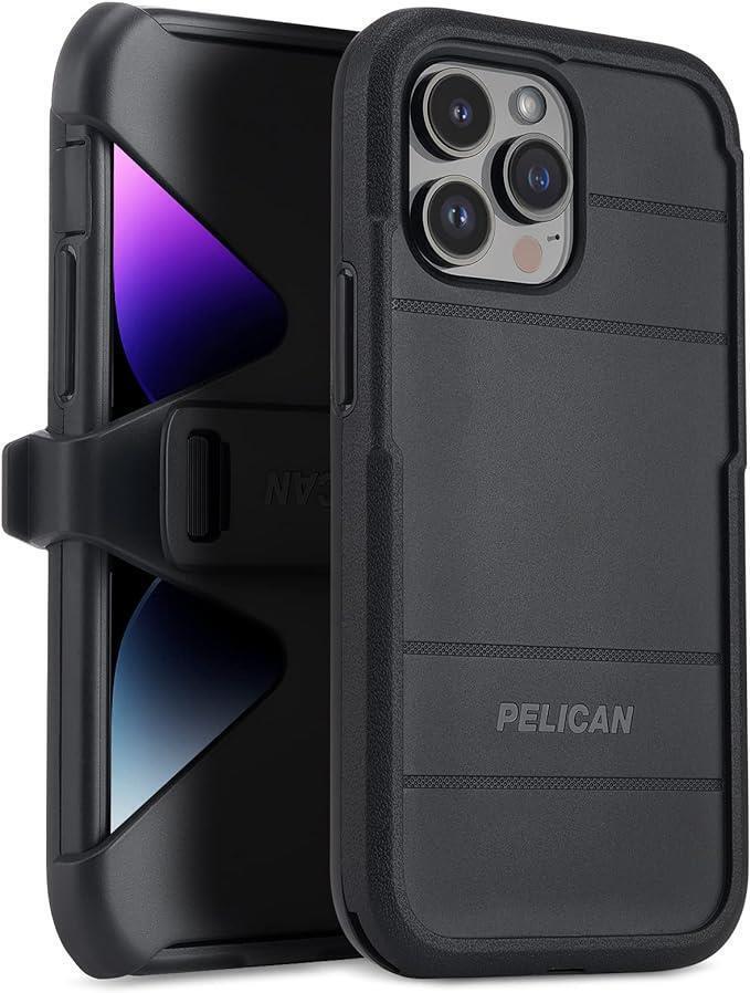 Чохол протиударний із кліпсою Pelican Voyager Magnetic MagSafe для iPhone 14 Pro (6.1") Black - фото 1