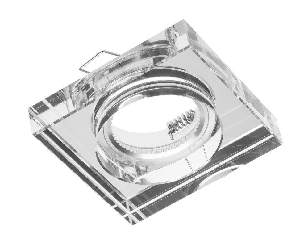 Светильник точечный GTV BRILLANTE OP-PALACEKW-10 квадратный стекло Белый